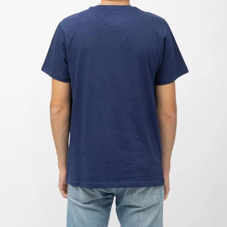 VON DUTCH Tee shirt bleu marine coton logo Grand Prix moto gp world championship Homme BLEU FONCE Online