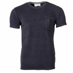 CERRUTI Tee shirt brodé uni Homme NOIR Outlet