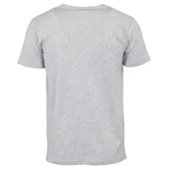 GEORGES RECH Tee shirt chiné avec rayures grand logo poitrine Homme GRIS CLAIR Sale