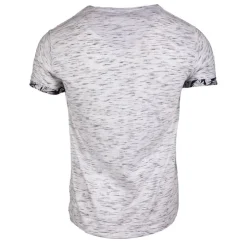 BLAGGIO Tee shirt chiné monzac avec poche Homme BLANC Best
