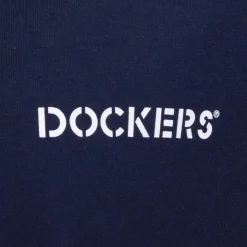 DOCKERS Tee shirt classique coton logo imprimé Homme BLEU FONCE Discount