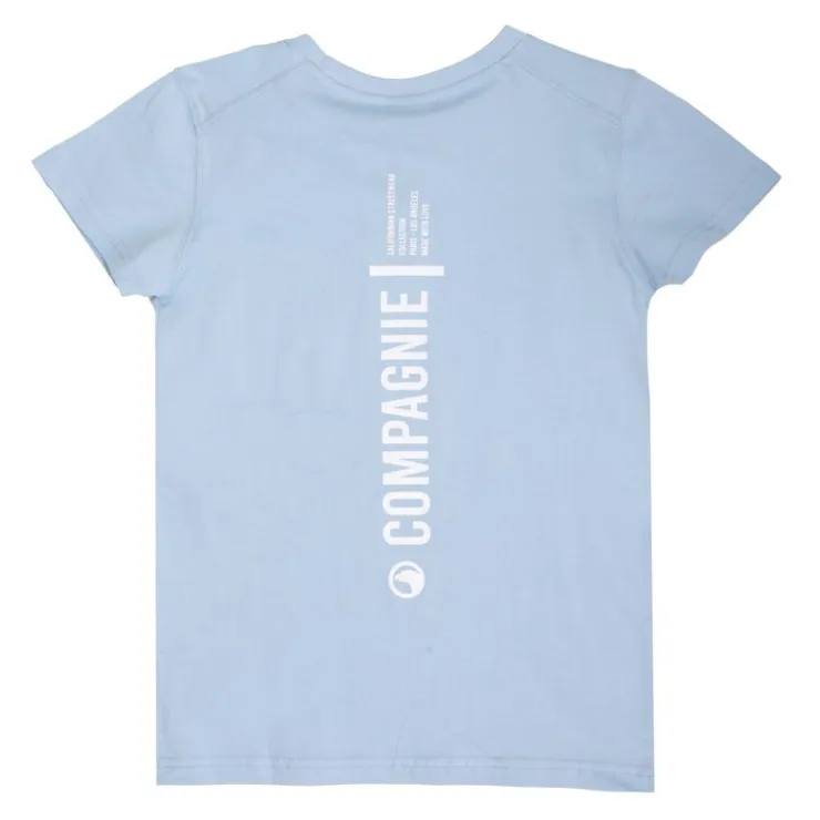 COMPAGNIE DE CALIFORNIE Tee shirt classique imprimé dos Compagnie Enfant BLEU CLAIR Best