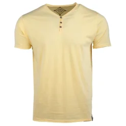 BLAGGIO Tee shirt col boutonné mattew Homme JAUNE