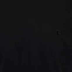 PIERRE CARDIN Tee shirt col ras de cou tissu chiné coton Homme NOIR Best