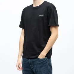 KAPORAL Tee shirt col rond liliam coton Homme NOIR Hot