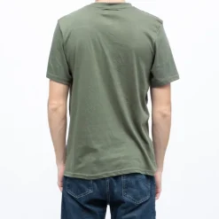 KAPORAL Tee shirt col rond liliam coton Homme KAKI Discount