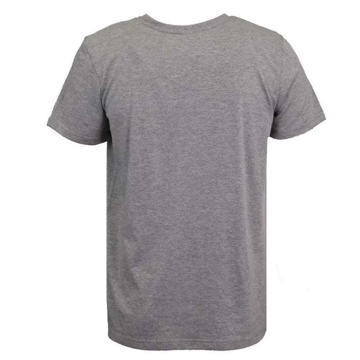 PIERRE CARDIN Tee shirt col rond signature poitrine Homme GRIS CLAIR Best