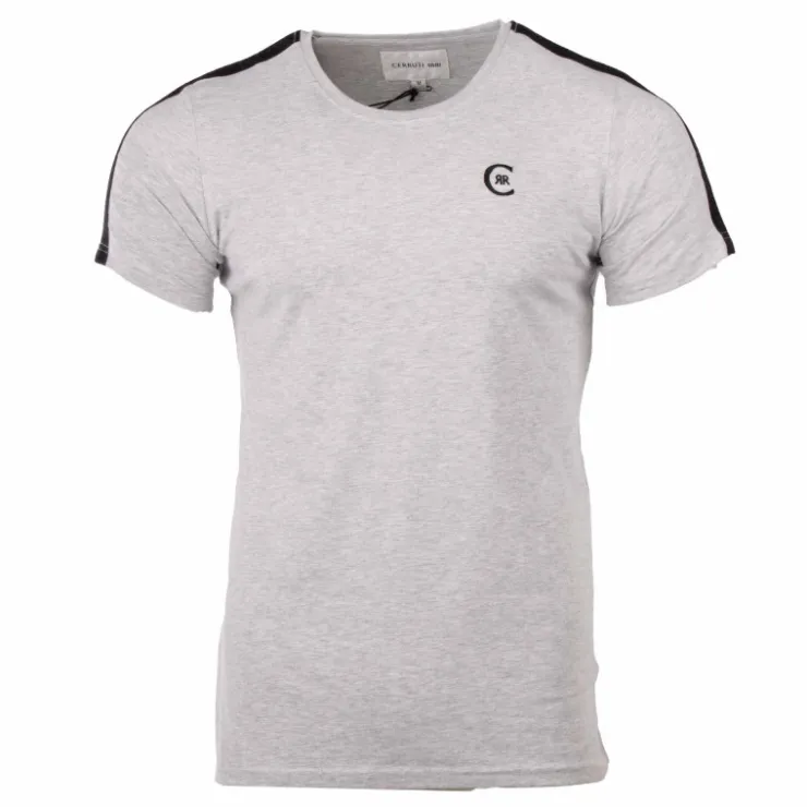 CERRUTI Tee shirt col rond torbole Homme GRIS CLAIR Sale