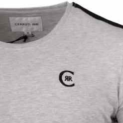 CERRUTI Tee shirt col rond torbole Homme GRIS CLAIR Sale