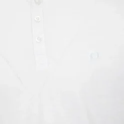 PIERRE CARDIN Tee shirt col tunisien avec boutons Homme BLANC Sale