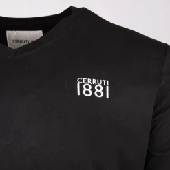 CERRUTI Tee shirt col v biasca Homme NOIR Hot