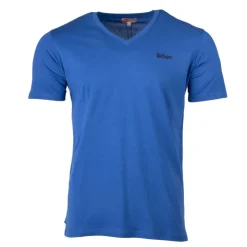 LEE COOPER Tee shirt col v canard poitrine travis Homme BLEU ROI Best