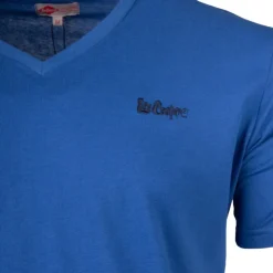 LEE COOPER Tee shirt col v canard poitrine travis Homme BLEU ROI Best