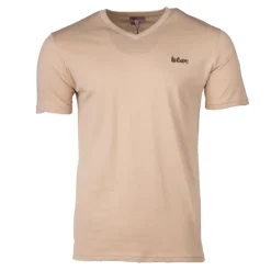 LEE COOPER Tee shirt col v canard poitrine travis Homme BEIGE Outlet