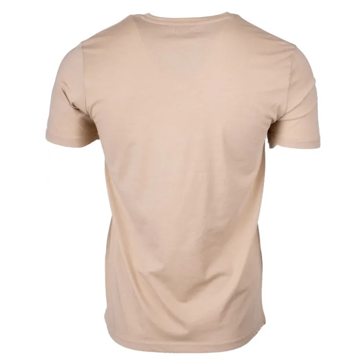 LEE COOPER Tee shirt col v canard poitrine travis Homme BEIGE Outlet