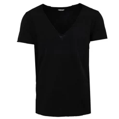IMPERIAL Tee shirt col V coton manches courtes Homme NOIR