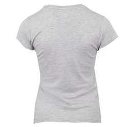BILL TORNADE Tee shirt col v coupe classique coton Femme GRIS CLAIR Online
