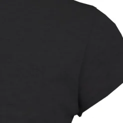 BILL TORNADE Tee shirt col v coupe classique coton Femme NOIR Hot