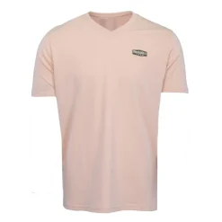 REDSKINS Tee shirt col V Dalton avec logo Homme BEIGE Discount