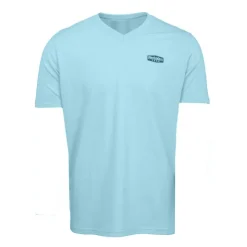 REDSKINS Tee shirt col V Dalton avec logo Homme BLEU New