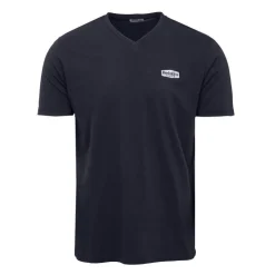 REDSKINS Tee shirt col V Dalton avec logo Homme BLEU FONCE Clearance