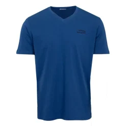 REDSKINS Tee shirt col V Dalton avec logo Homme BLEU ROI Outlet