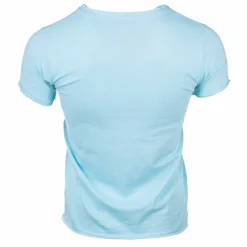 BLAGGIO Tee shirt col v Homme BLEU Best