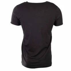 CERRUTI Tee shirt col v sabbione Homme NOIR New