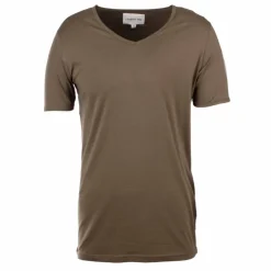 CERRUTI Tee shirt col v sabbione Homme KAKI Discount