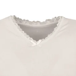 CHANTAL THOMASS Tee shirt col v venezia avec dentelle Femme BEIGE Sale