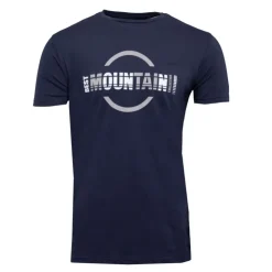 BEST MOUNTAIN Tee shirt coton à imprimé Homme BLEU FONCE