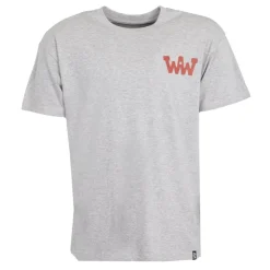 WHEELS AND WAVES Tee shirt coton col rond avec logo imprimé Homme GRIS Best