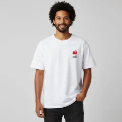 JACK & JONES Tee shirt coton france rugby manches courtes Homme BLANC Best