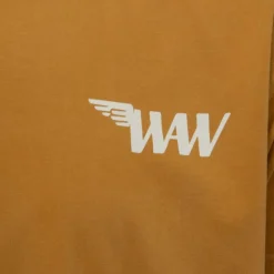 WHEELS AND WAVES Tee shirt coton imprimé dos textuel Homme JAUNE Outlet