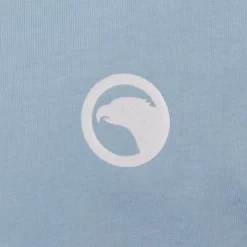 COMPAGNIE DE CALIFORNIE Tee shirt coton imprimé grand logo dos Homme BLEU CLAIR