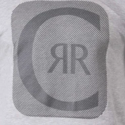 CERRUTI Tee shirt court col rond de niro Homme GRIS CLAIR Online