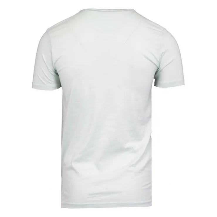 PANAME BROTHERS Tee shirt crane de squelette coton Rock 'N' Roll Homme VERT CLAIR Hot