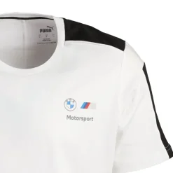 PUMA Tee shirt de sport bande noire col rond Homme BLANC Clearance