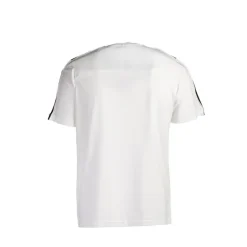 PUMA Tee shirt de sport bande noire col rond Homme BLANC Clearance