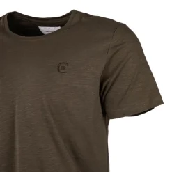 CERRUTI Tee shirt en coton aquarossa Homme KAKI Clearance