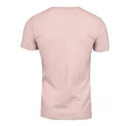 BEST MOUNTAIN Tee shirt Find your soul imprimé palmier Homme ROSE CLAIR Discount