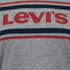 LEVI'S Tee shirt chiné coton manches courtes Femme GRIS Sale