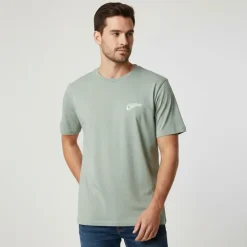 JACK & JONES Tee shirt iceberg green ekiel California Homme VERT CLAIR Best