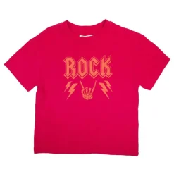 DEELUXE 74 Tee shirt imprimé Rock Femme ROSE Outlet