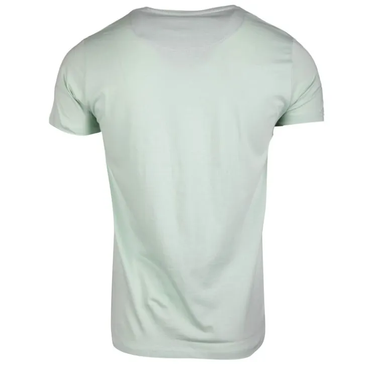 BLAGGIO Tee shirt imprimé today is the day mega Homme VERT CLAIR