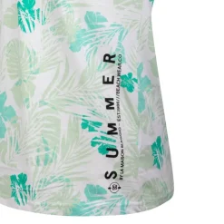 BLAGGIO Tee shirt imprimé tropical avec poche maestro Homme VERT CLAIR Sale