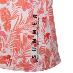 BLAGGIO Tee shirt imprimé tropical avec poche maestro Homme ORANGE Sale