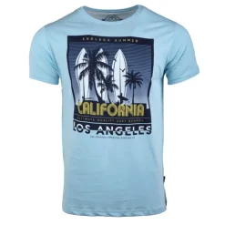BLAGGIO Tee shirt imprime mirador Homme BLEU Best