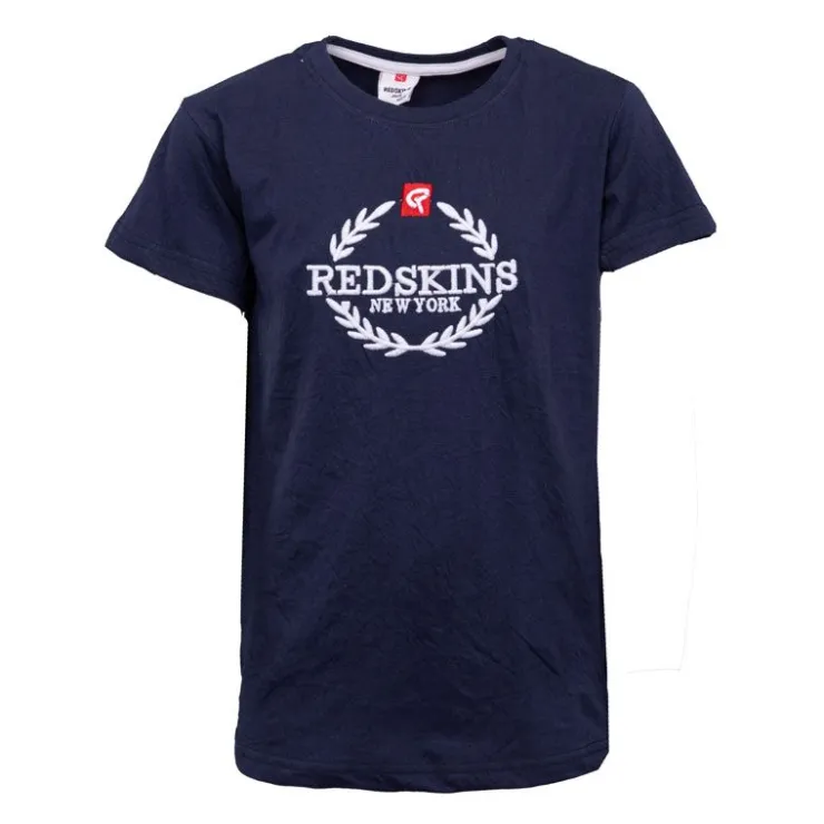 REDSKINS Tee shirt logo brodé 8/16ans Enfant BLEU FONCE Sale