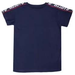LOTTO Tee shirt logo brodé avec liseré poitrine Enfant BLEU FONCE
